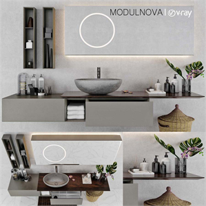 Set of bathroom furniture MODULNOVA Infinity_Decor
